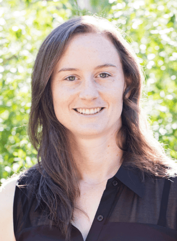 The photo is of physiotherapist and researcher Georgia McKenzie